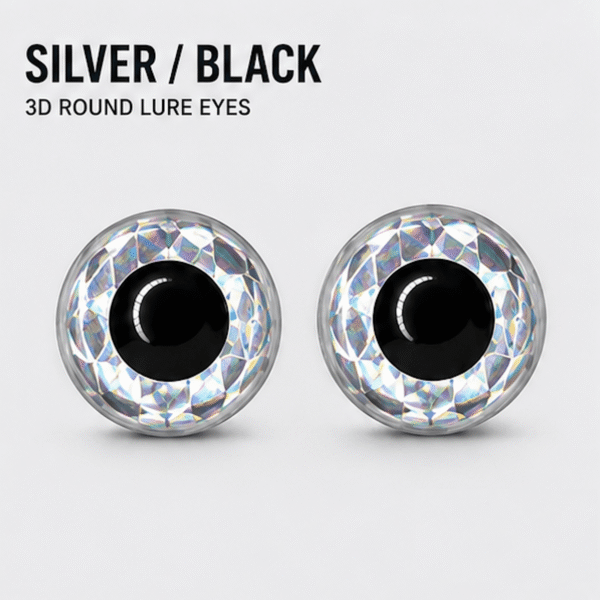 3d-round-lure-eyes-silver-black 3D Round Lure Eyes Silver Black