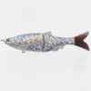 6“ 2-Section Shad Glide Bait Blank Foiled Body