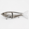 7-2-section-shad-glide-bait-blank-chrome-body 7" 2-Section Shad Glide Bait Blank Chrome Body