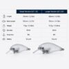 LC 1.5 & LC 2.5 Square Bill Crankbait Blank Comparison