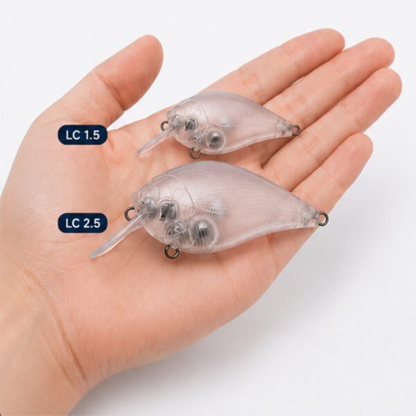 LC 1.5 & LC 2.5 Square Bill Crankbait Blank on Hand
