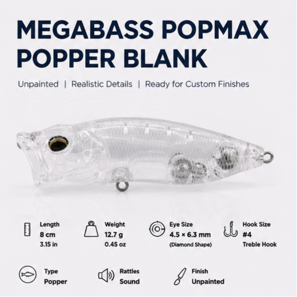 megabass-popmax-popper-blank-information Megabass Popmax Popper Blank Information