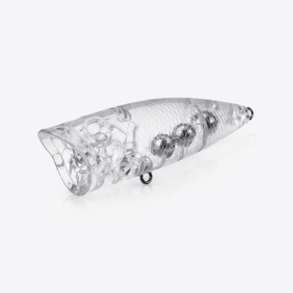 OPS LOUDER 70 Popper Lure Blank Side View