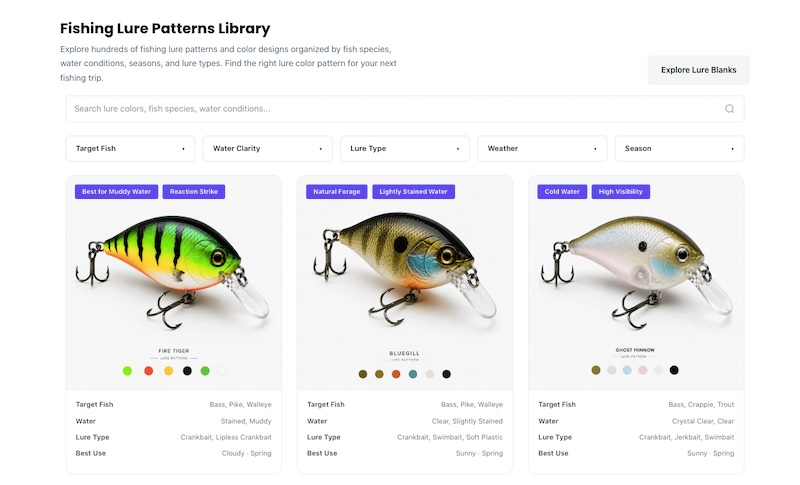 LureColor Pattern Library